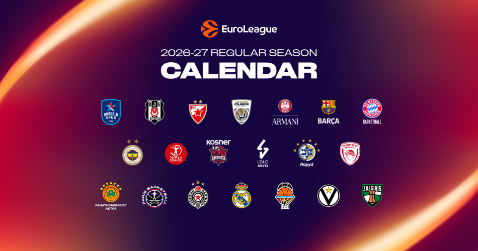 EuroLeague releases full schedule for the 2026-27 season
