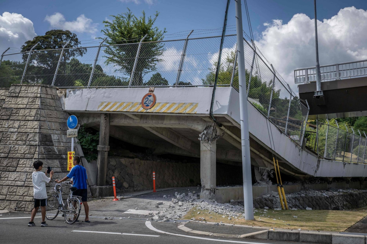 Fault zone in Kumamoto responsible for a 2016 quake likely triggered latest temblor