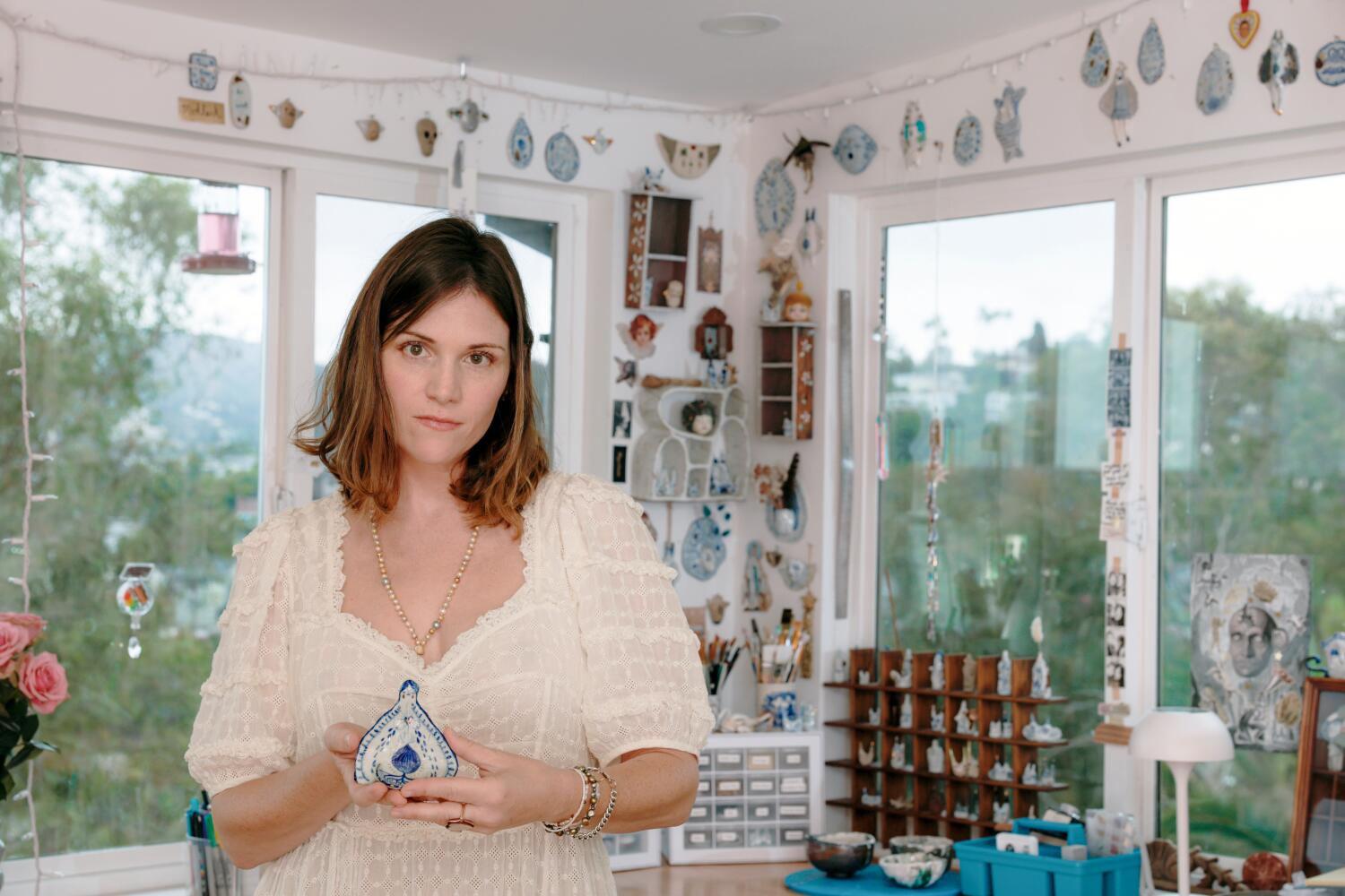 After the Eaton fire, her porcelain sculptures became a medium for healing