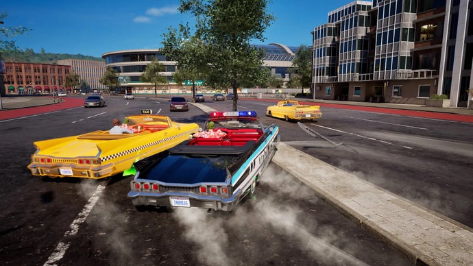Crazy Taxi: World Tour has competitive multiplayer, and you've got a chance to play it very soon