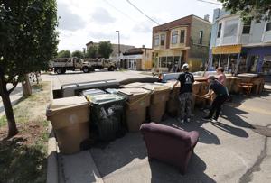 Special trash pickup planned near Willy Street barricades Thursday