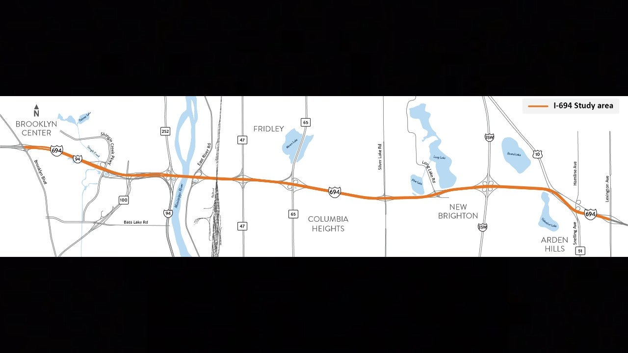 MnDOT seeks public input on I-694 corridor study in Minnesota