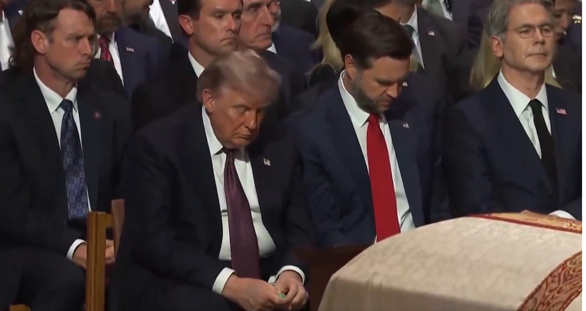 Trump’s Tic Tac funeral moment shows his friendships are purely transactional