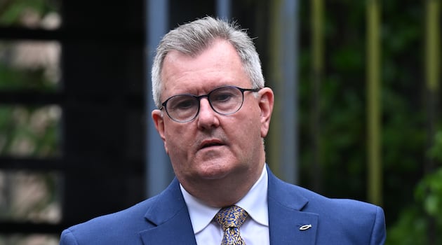 Woman charged over alleged breach of Jeffrey Donaldson victims’ anonymity