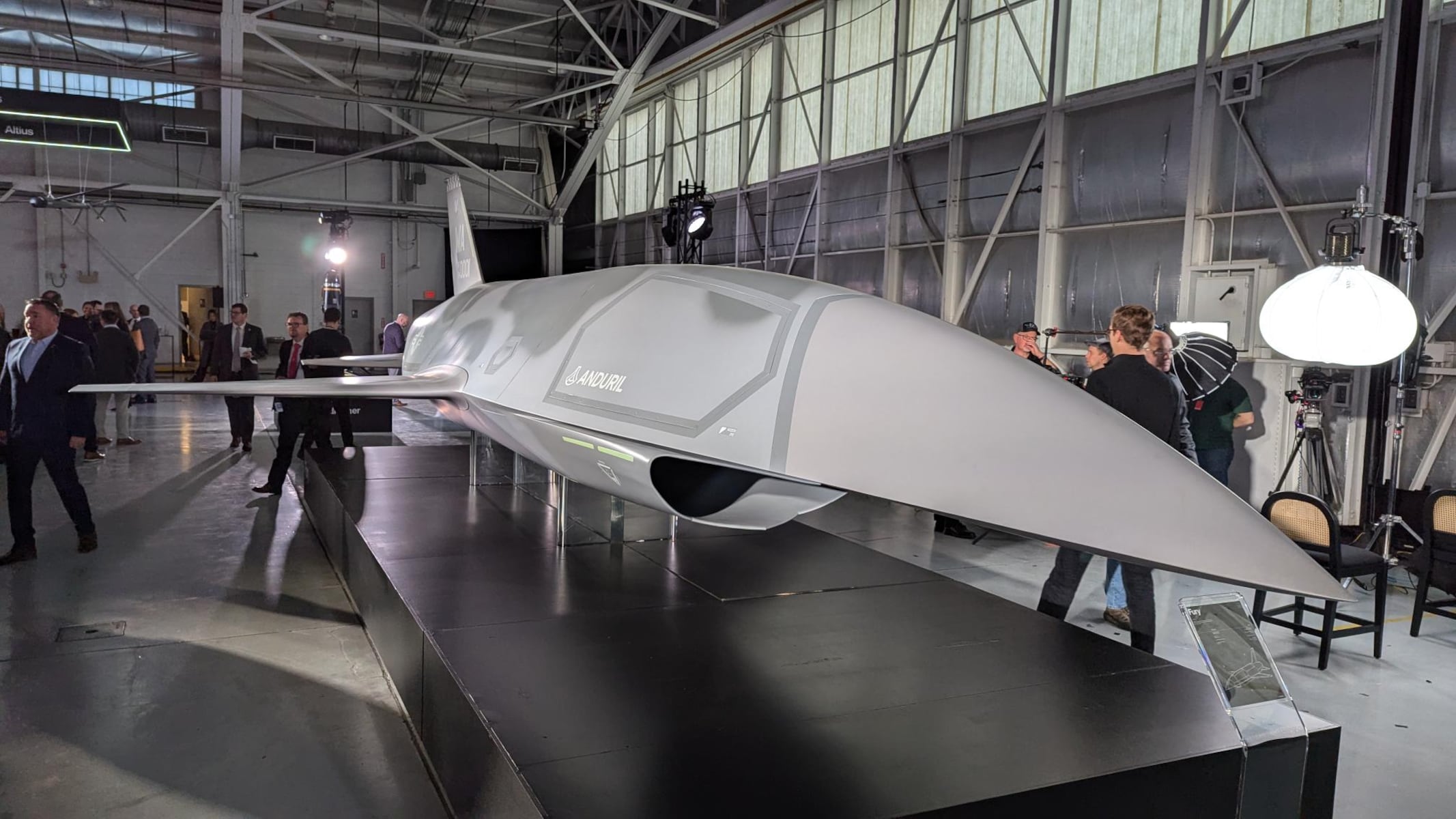 Anduril's first Ohio-made Fury drone rolls off the line