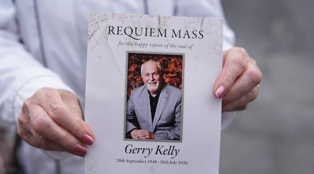 ‘The voice of sanity during insane times’: Hundreds attend funeral of broadcaster Gerry Kelly