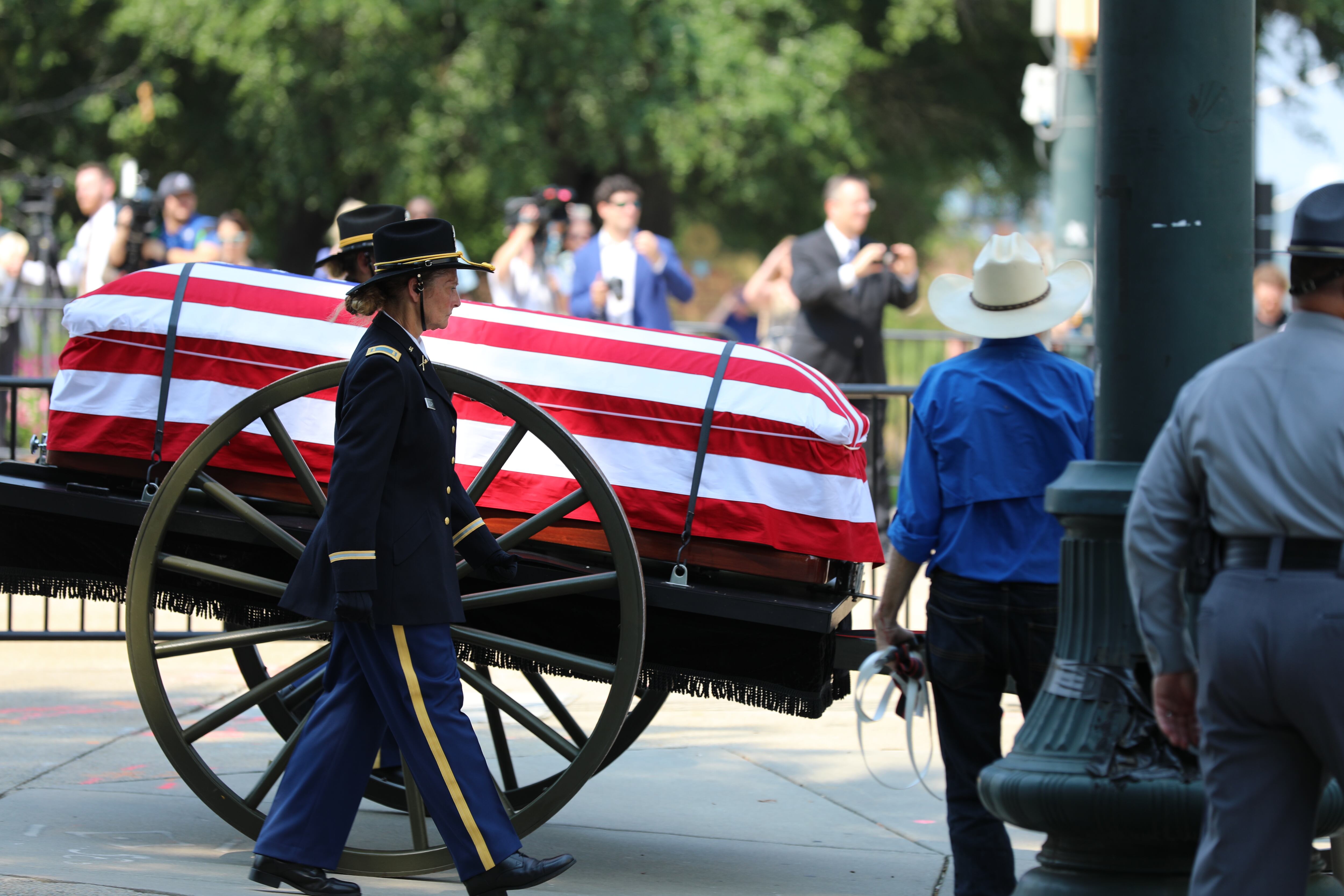 PHOTOS: Lindsey Graham honored with procession, service in Columbia