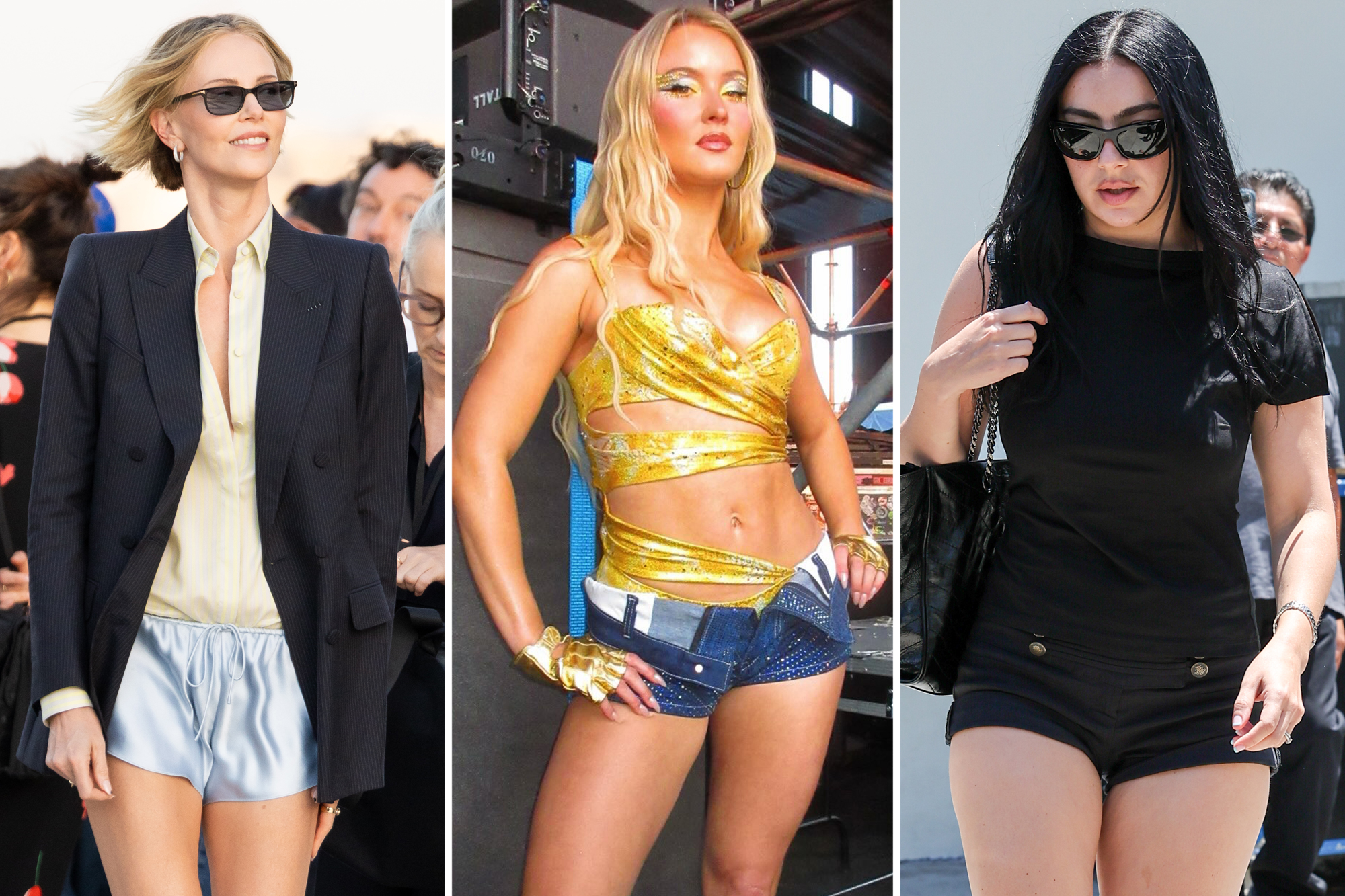 Who wears short shorts? Stars like Charli XCX and Zara Larsson are making hot pants a hot trend