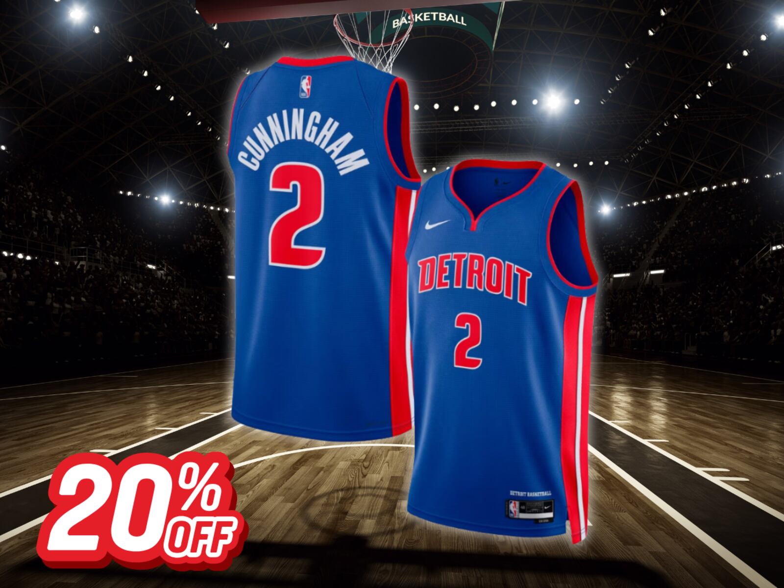 Pistons fans are snagging this Cade Cunningham Nike jersey for $25 off before next season starts