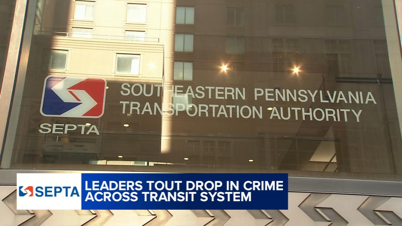 SEPTA leaders highlight dramatic drop in crime on transit