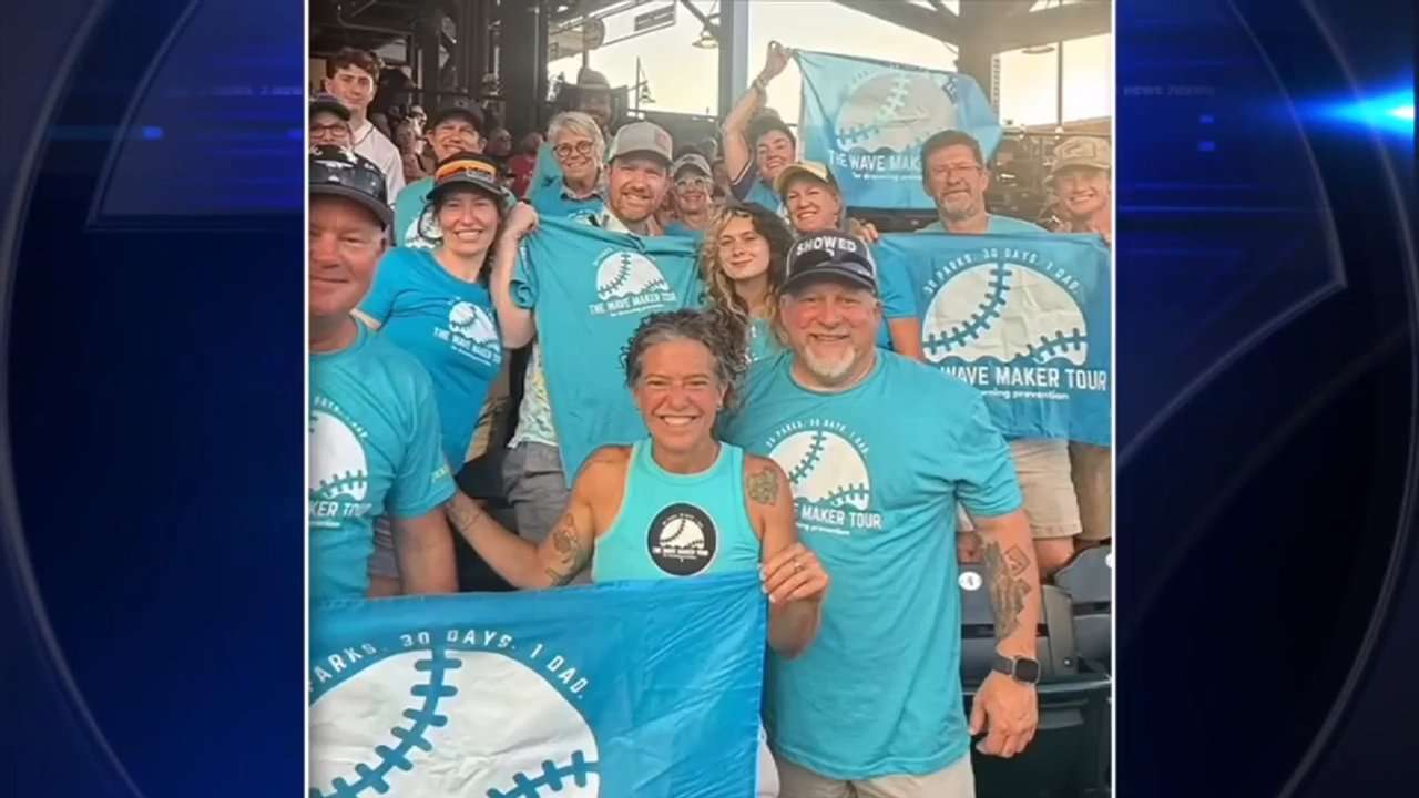 Father visits loanDepot Park as part of 30 MLB parks in 30 days tour in honor of his late son, to promote drowning prevention