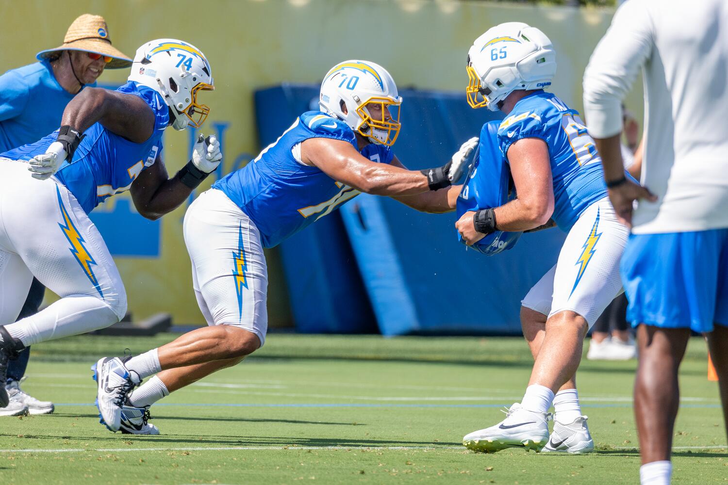 With Rashawn Slater and Joe Alt back, Chargers open camp in a 'Christmas' mood