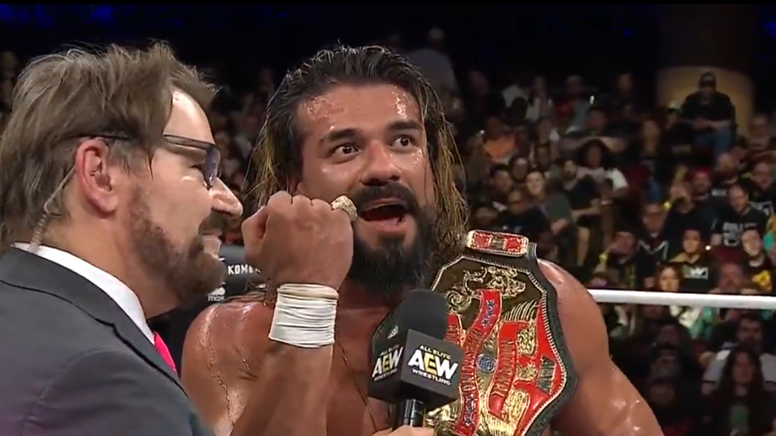 Andrade El Idolo Defends AEW National Title, Relishes In 'Screwing' Don Callis