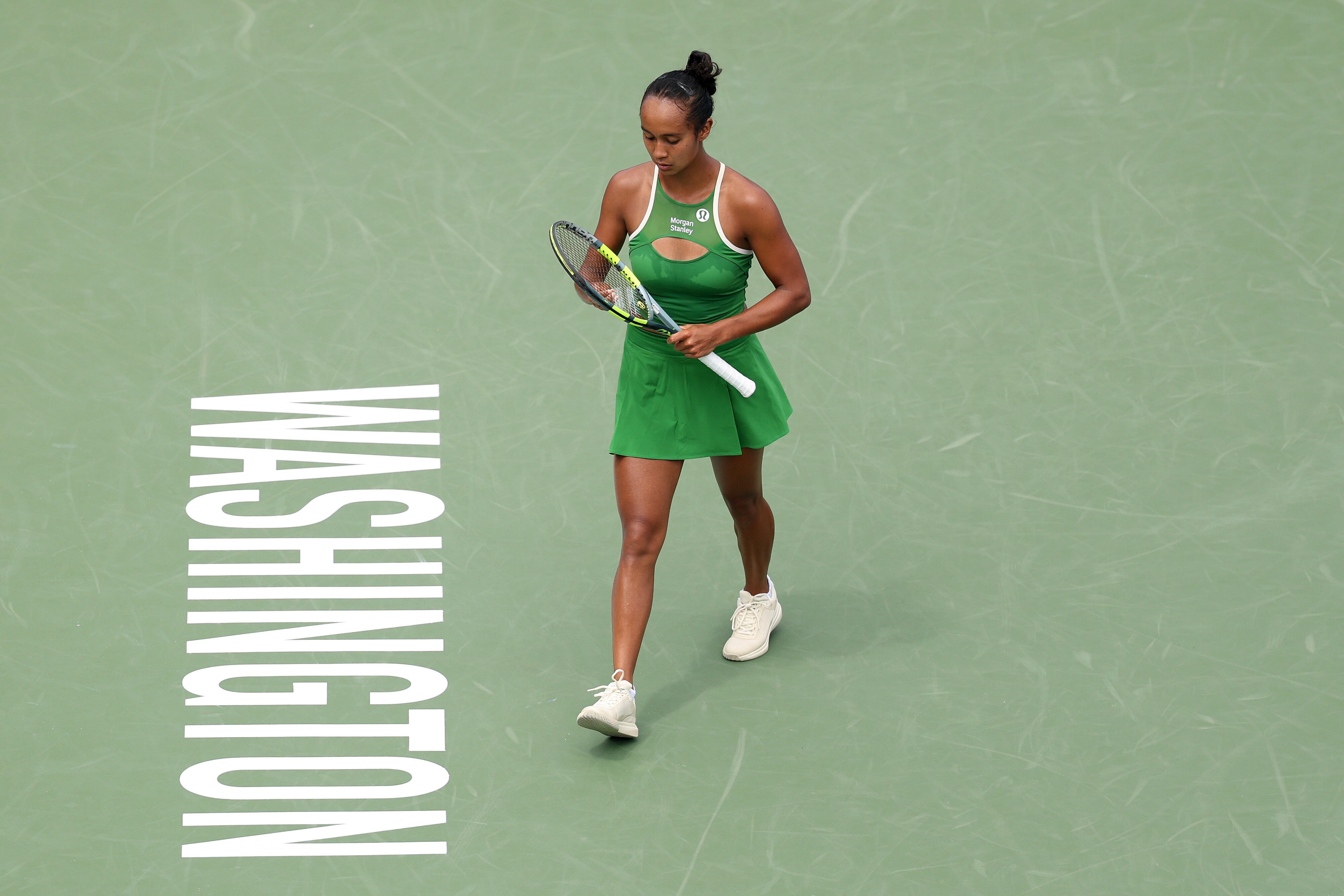 Canada’s Leylah Fernandez exits D.C. Open with second-round loss