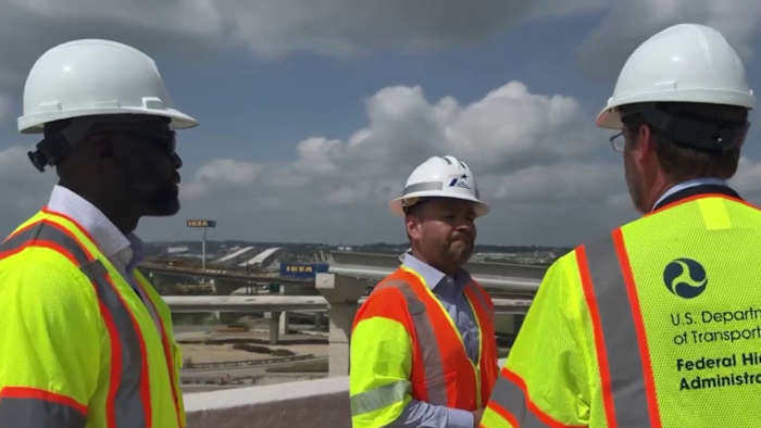 Federal highway chief tours San Antonio’s I-35 project as TxDOT pushes ahead on Loop 1604