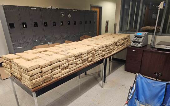 $20M in cocaine seized from truck at U.S.-Mexico border