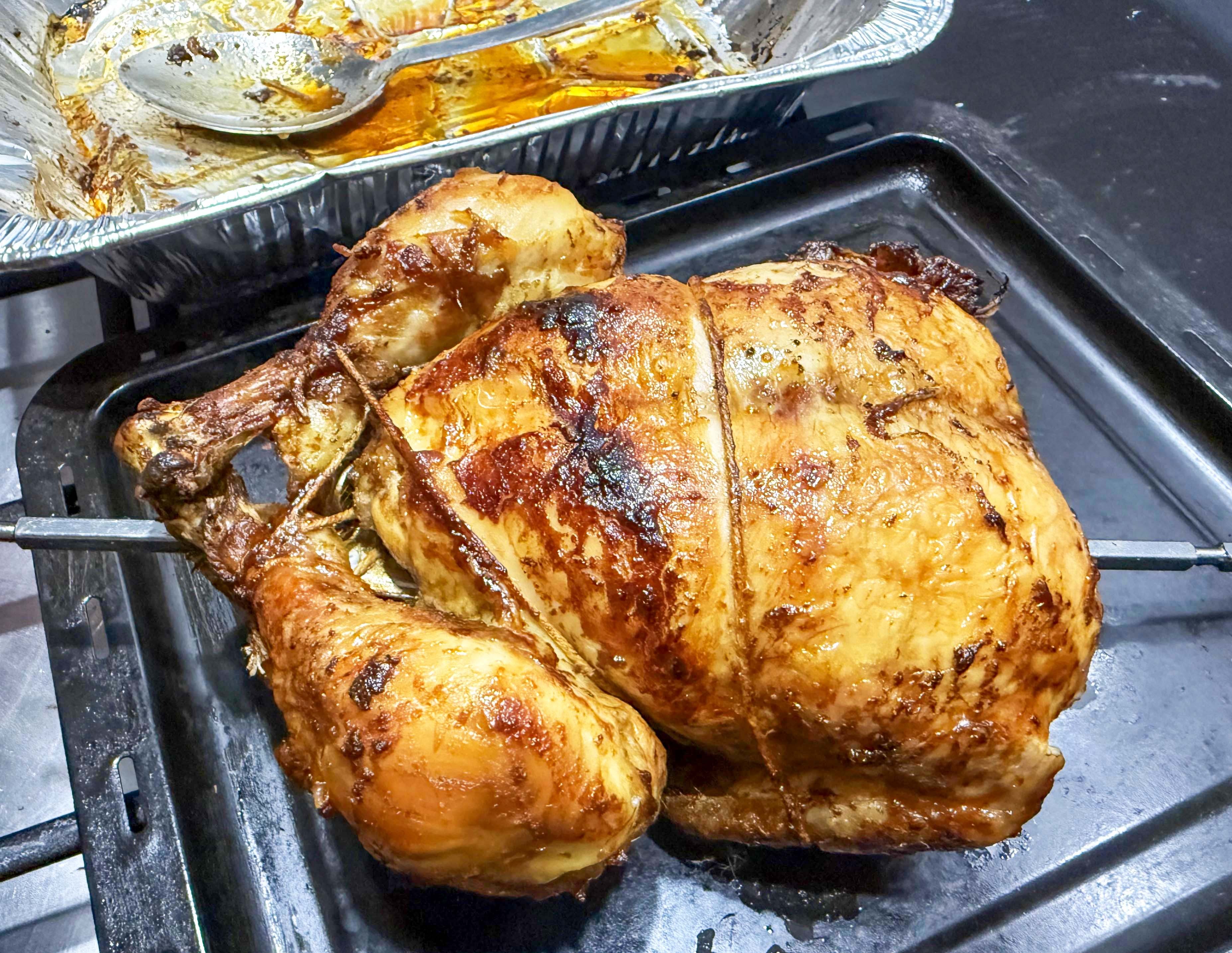 WHAT’S COOKING: Rotisserie chicken, golden and spicy