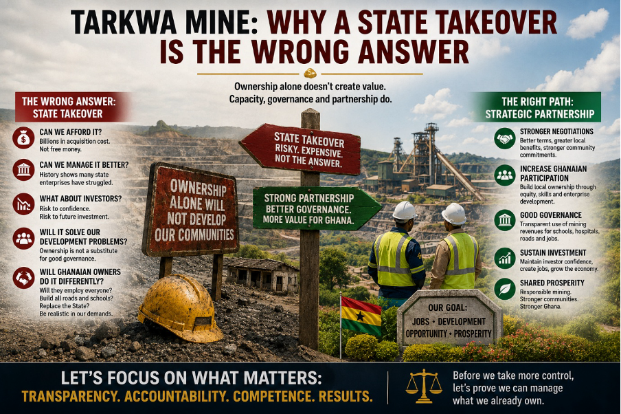 Tarkwa Mine: Why a state takeover is the wrong answer