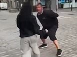 Moment Dexter-inspired serial killer fights teenager in street - just hours before brutally murdering his love rival