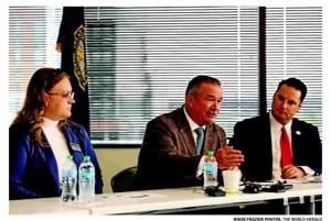 Bacon, Nebraska ag press for North American free trade