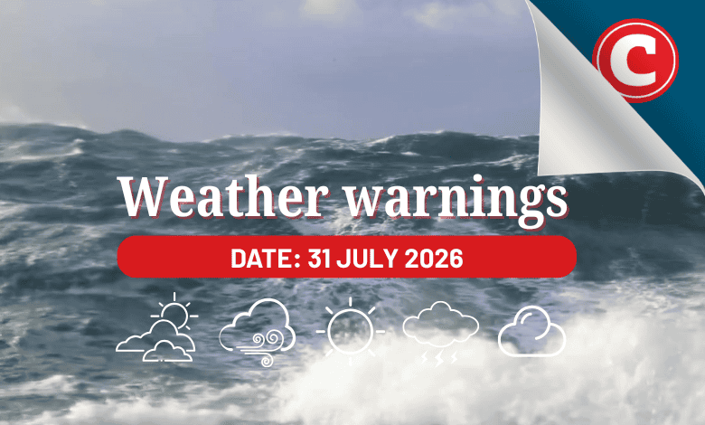 Friday’s weather: Damaging winds and waves in KZN