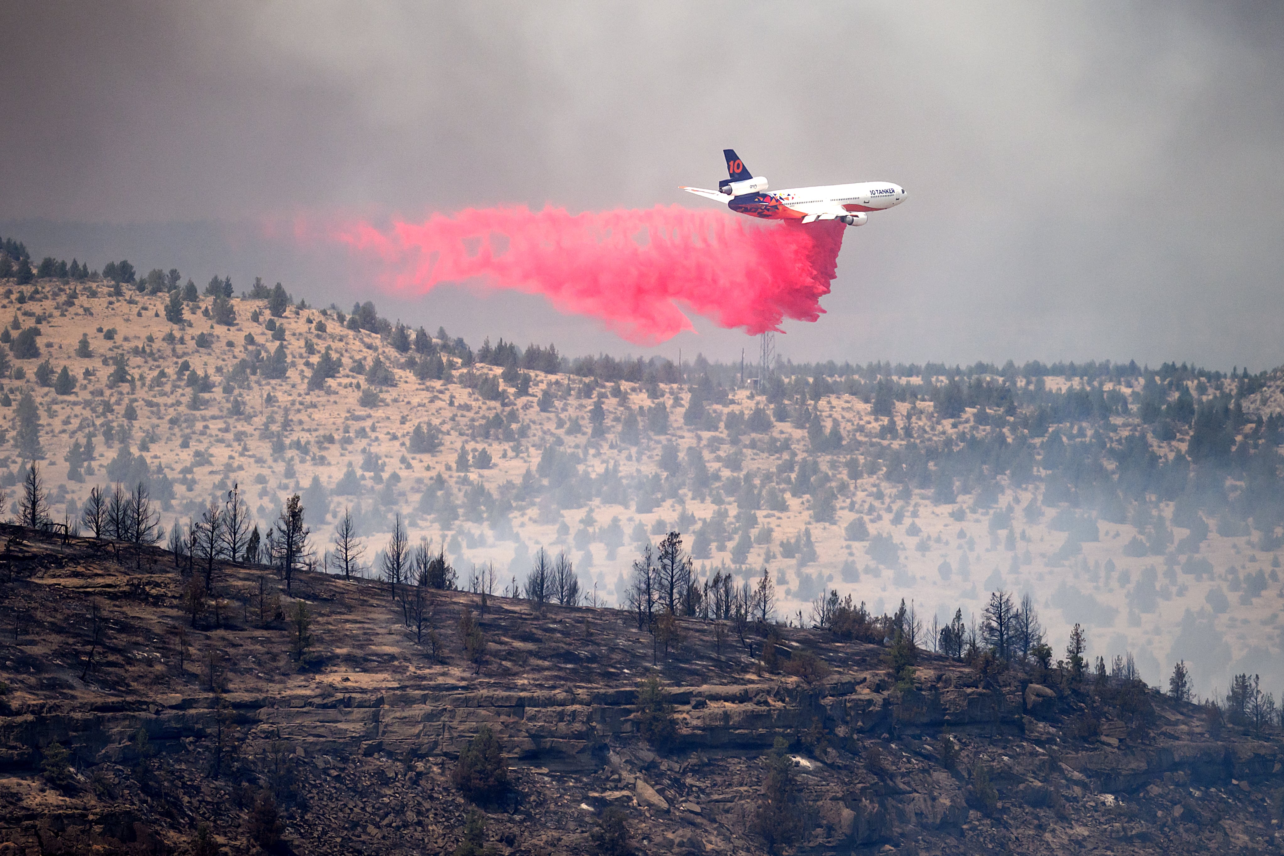 Fire weather watch issued in Central and Eastern Oregon, where massive wildfires are already burning