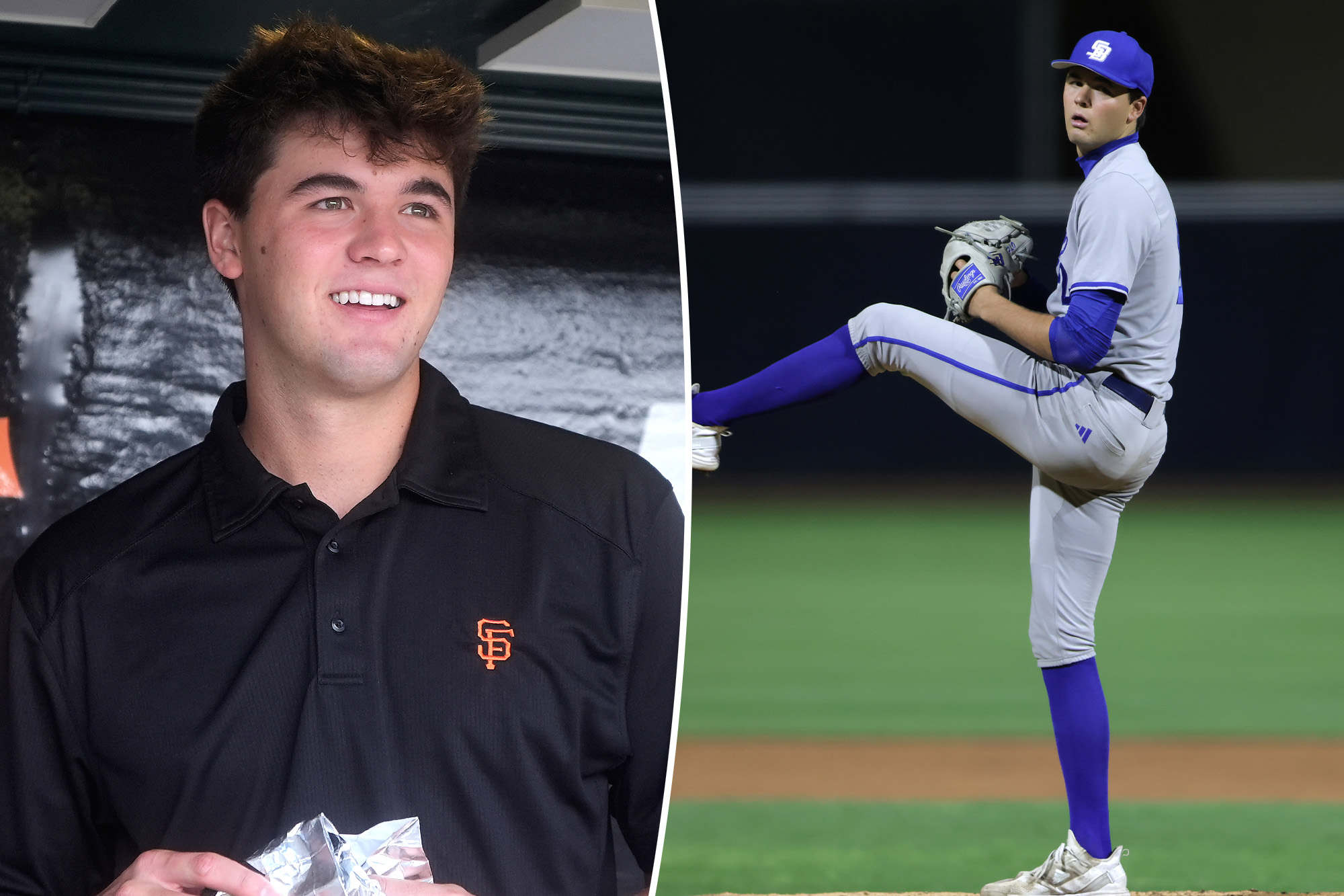 Giants’ top pick Jackson Flora gets new perspective of Oracle Park