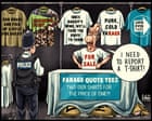 Ben Jennings on Nigel Farage’s anger at Zack Polanski’s Instagram post – cartoon