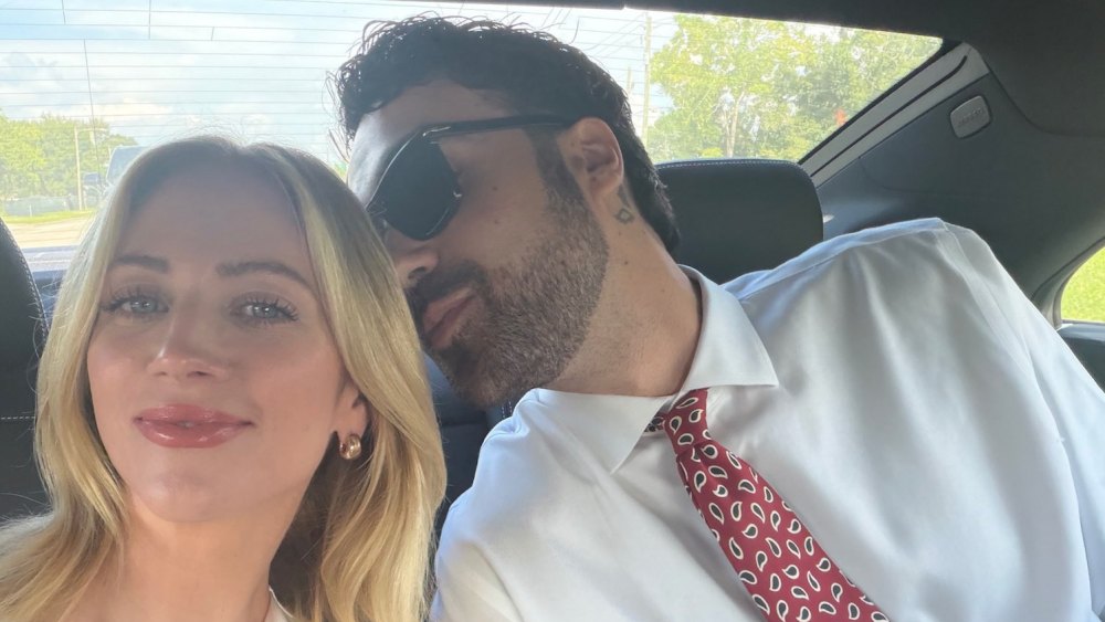 Brittany Snow Cuddles Up to Fiance Hunter Moreno in Rare Photo Together