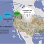 Rainfall across the US is increasingly coming from farther away