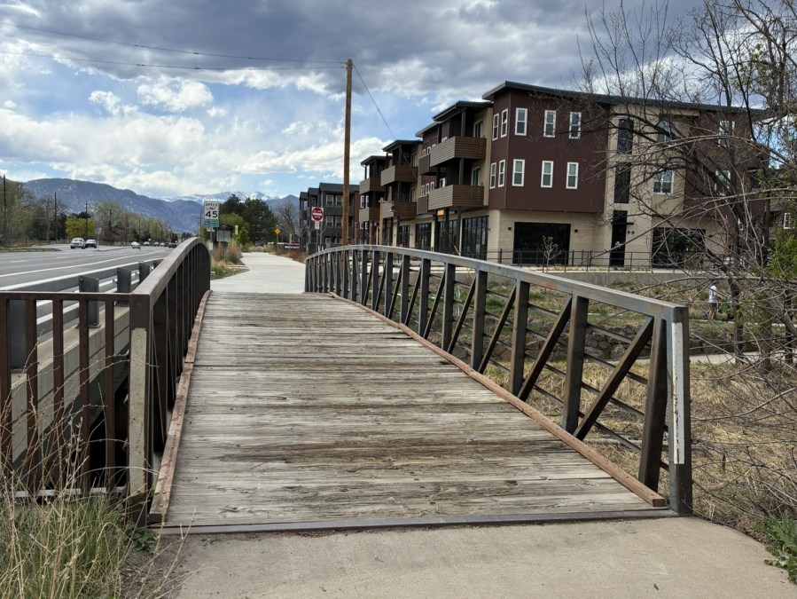Boulder to replace deteriorating wooden pedestrian bridge
