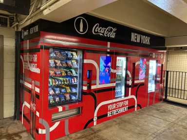 Vending machines coming to 26 subway stations to help refresh riders with snacks and beverages on the go