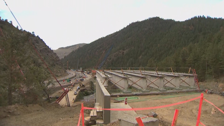 CDOT crews celebrate start of bridge construction as I-70 Floyd Hill project reaches halfway mark