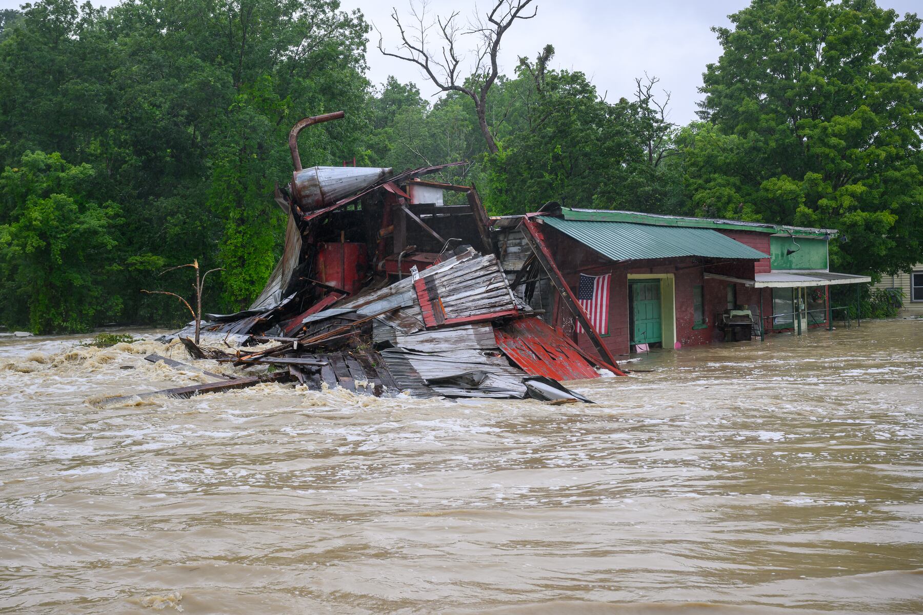 Heavy rains in upstate New York lead to water rescues, grist mill destruction