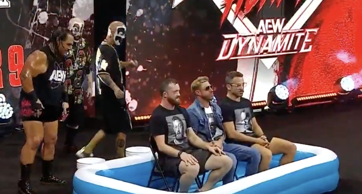ICP And Rhino Help Conglomeration With ALS Ice Bucket Challenge On AEW Collision