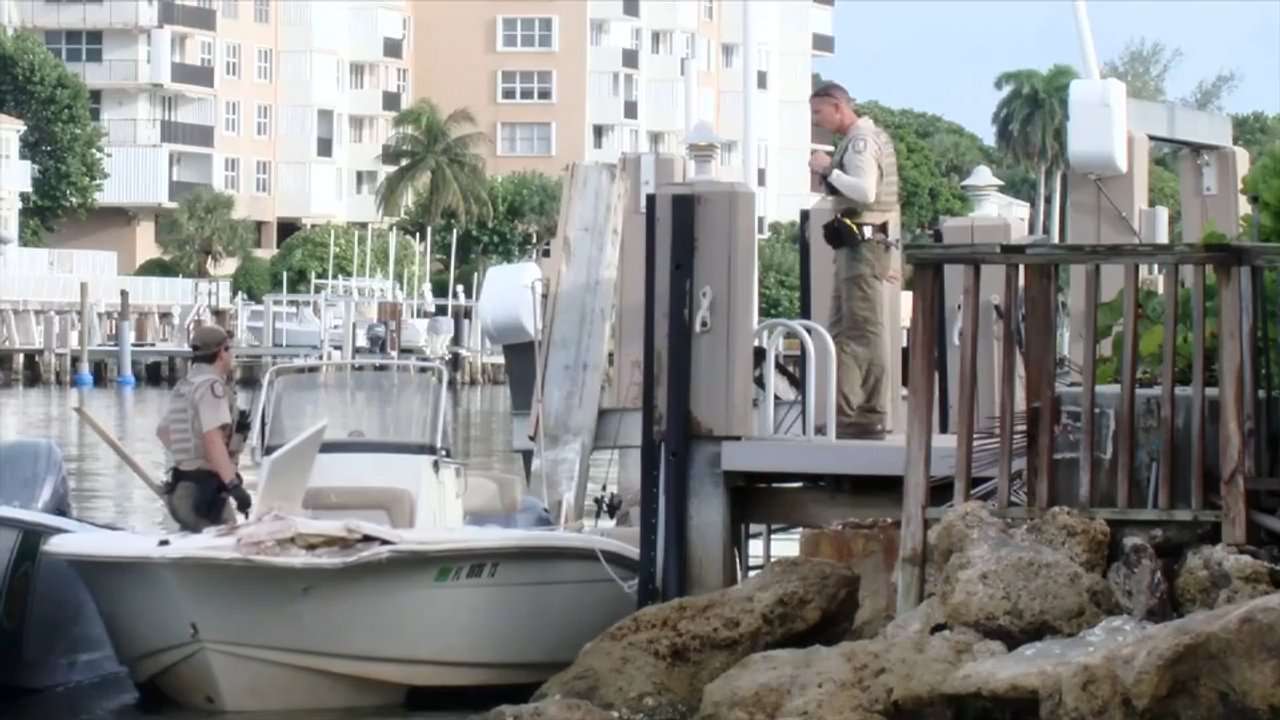 FWC investigates damaged boat at dock in Lighthouse Point; 1 hospitalized