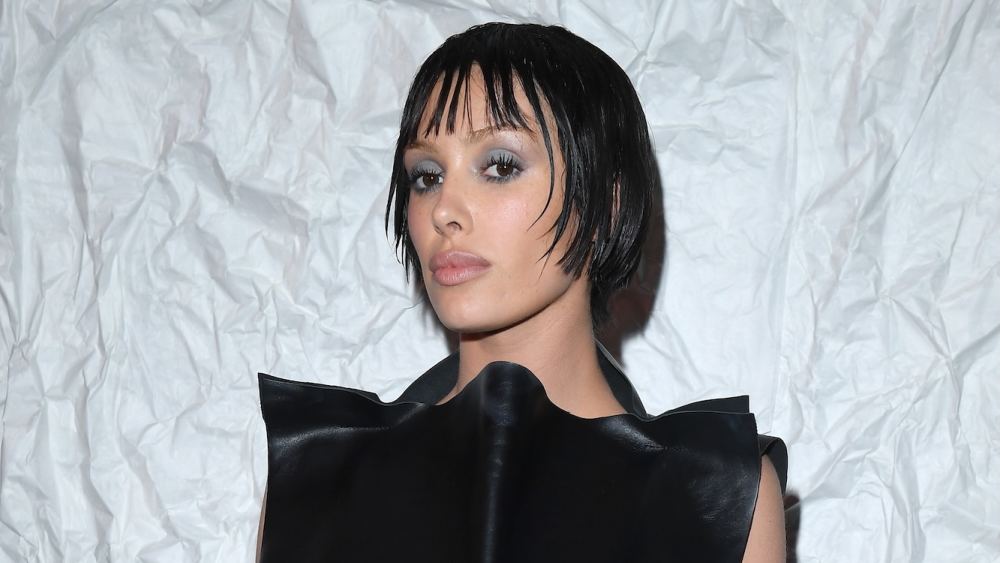 Bianca Censori Risks a Nip Slip in Racy Thong Bodysuit and Fishnet Tights