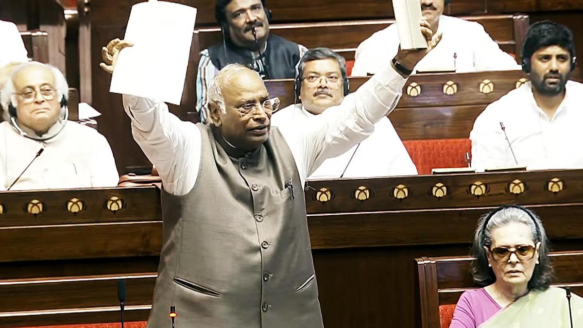 If shred of shame left, get Amit Shah to resign: Kharge to PM Modi