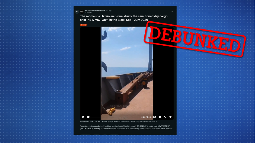 No, this video does not show a drone attack on ships in Egypt