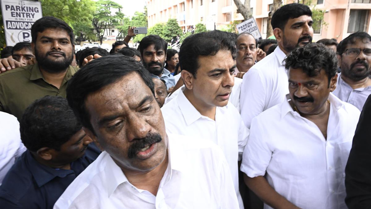 KTR appears before Nampally court in Formula-E case; matter adjourned to August 25