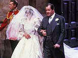 Designer of Princess Diana's wedding dress creates replica of her historic 40-foot veil after the original goes 'missing' - and shares unseen photographs of the gown's creation