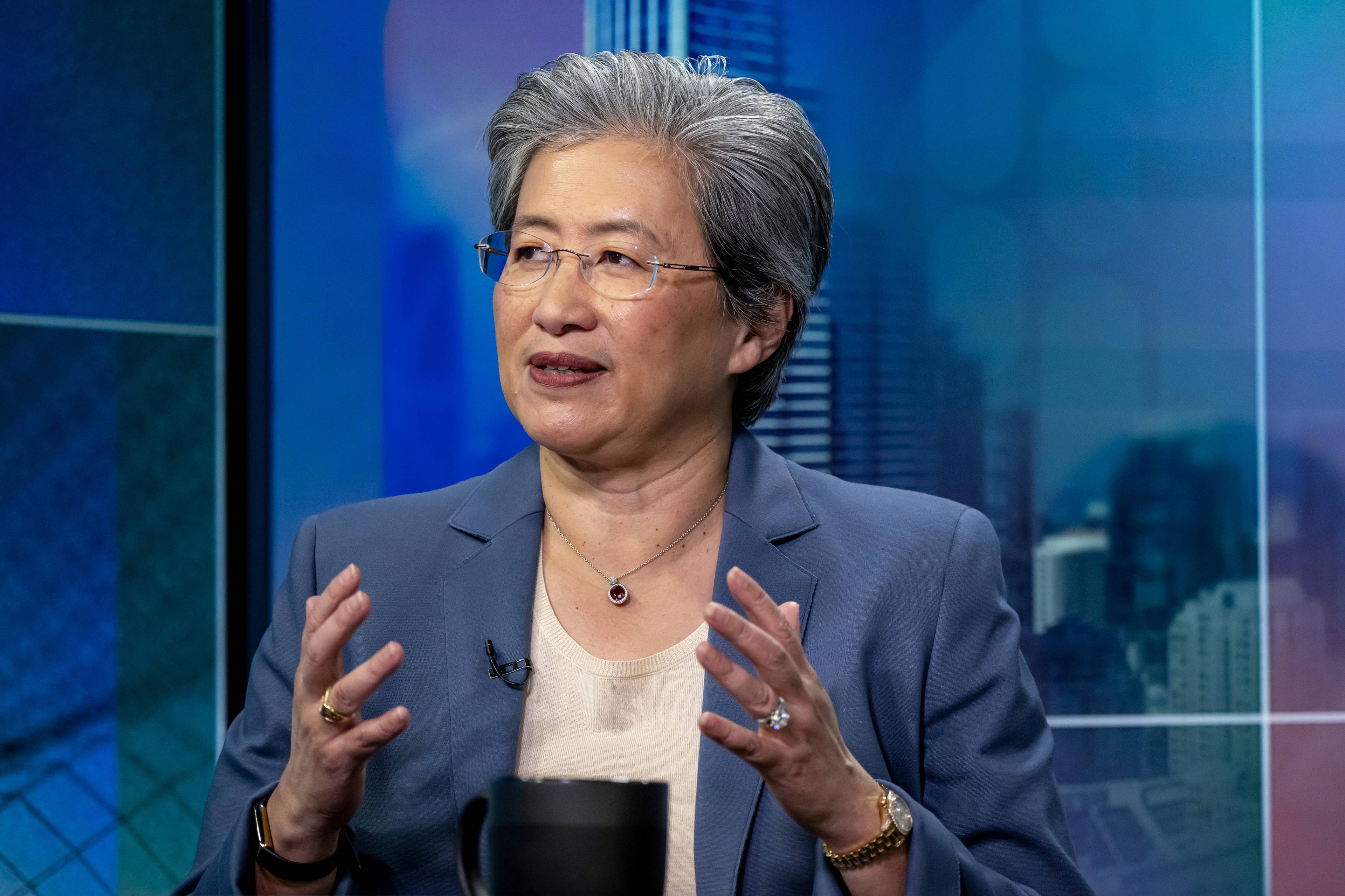 AMD CEO doubles down on AI and the stock market
