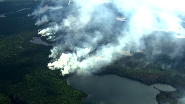 Overnight storms bring some relief to crews fighting northern MN wildfires