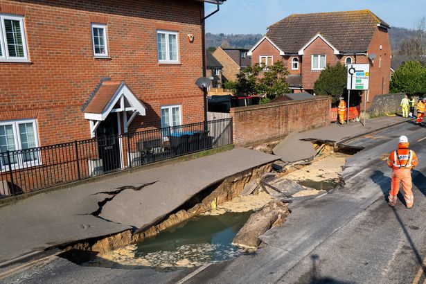 Giant 65ft Godstone sinkhole FINALLY repaired 18 months later - using 1,100 tonnes of grout