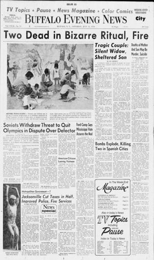 What happened 50 years ago today? See Buffalo News stories from July 31, 1976