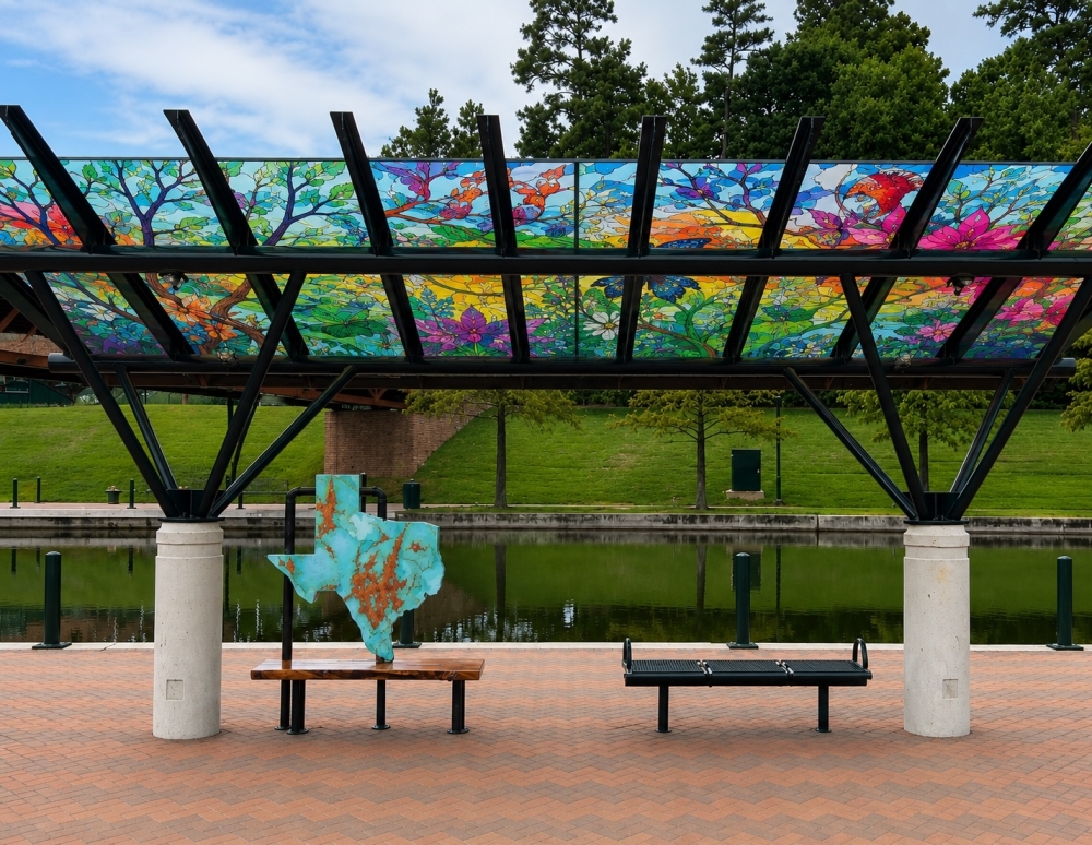 The Woodlands to see art installations at township trolley shelters
