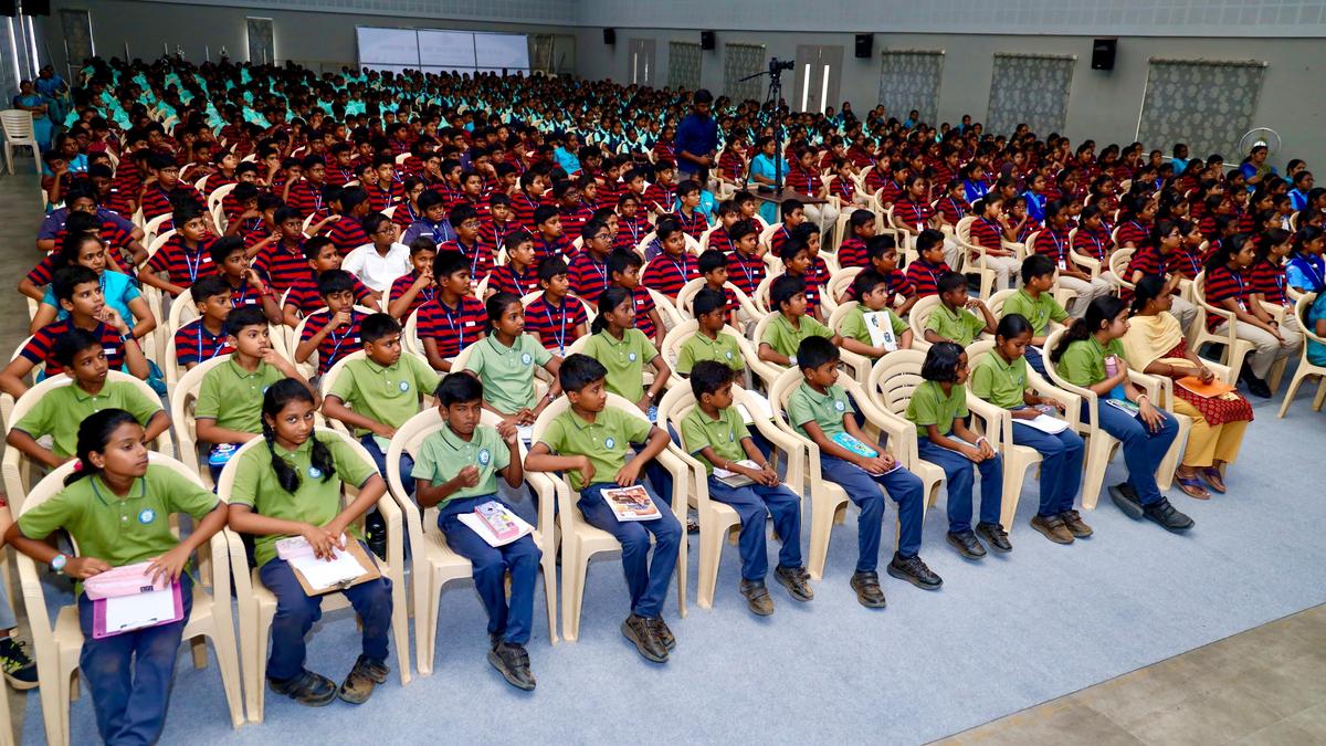 Students in Tiruppur learn the vital role of tiger habitats in water security on World Tiger Day
