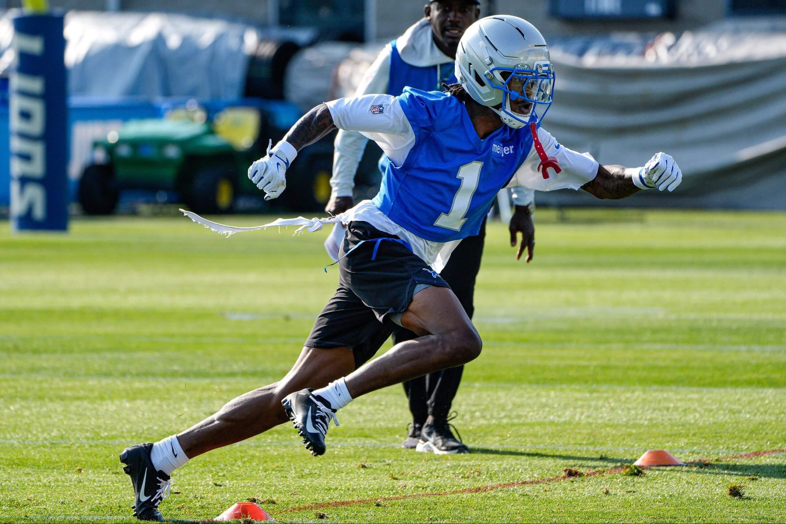 Lions training camp takeaways: Christian Mahogany is back, Jameson Williams shines