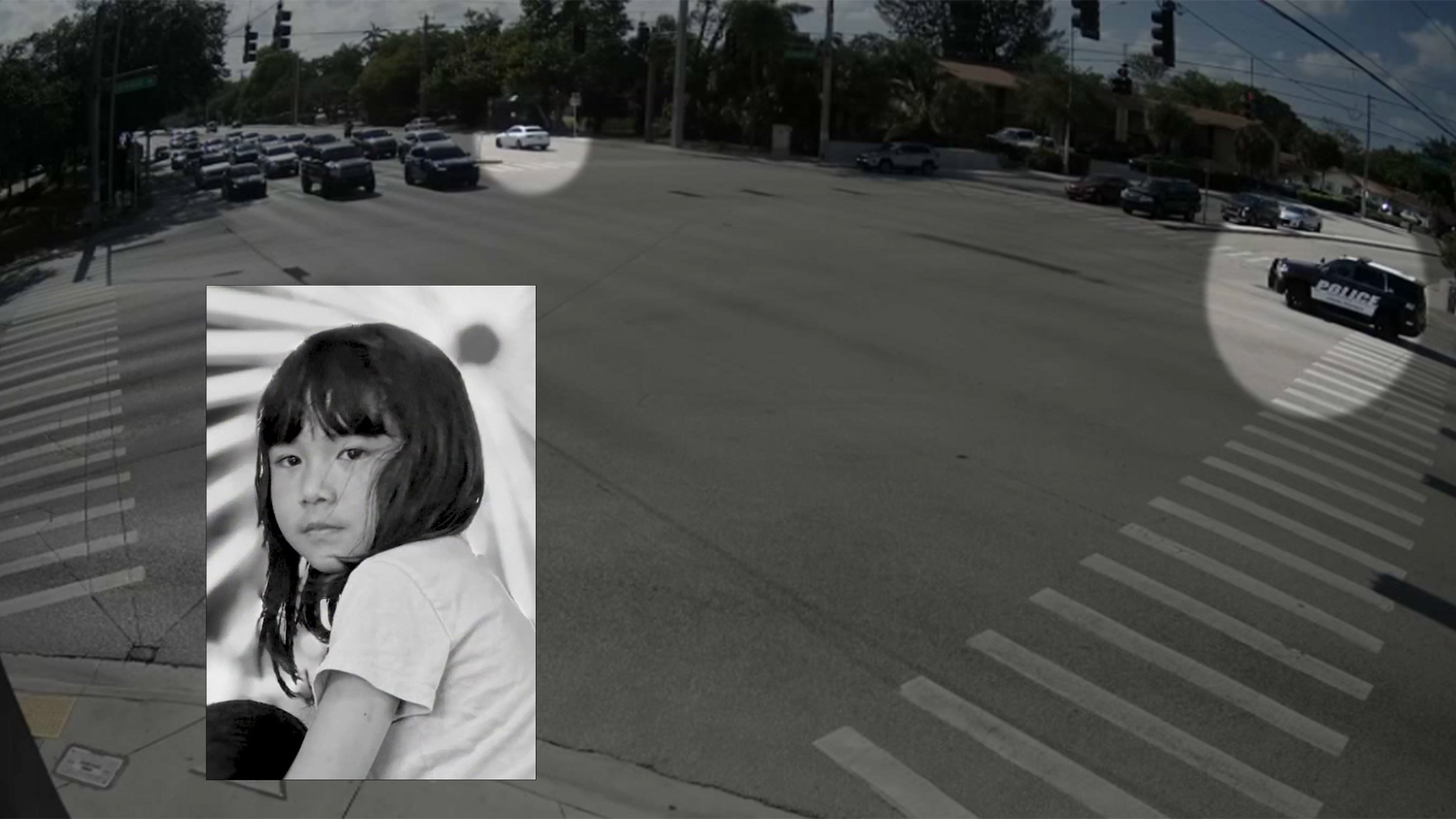Exclusive: Surveillance video shows moment before crash that killed 6-year-old