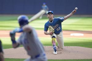 Brewers lefty Harrison feels good after pitching for Timber Rattlers